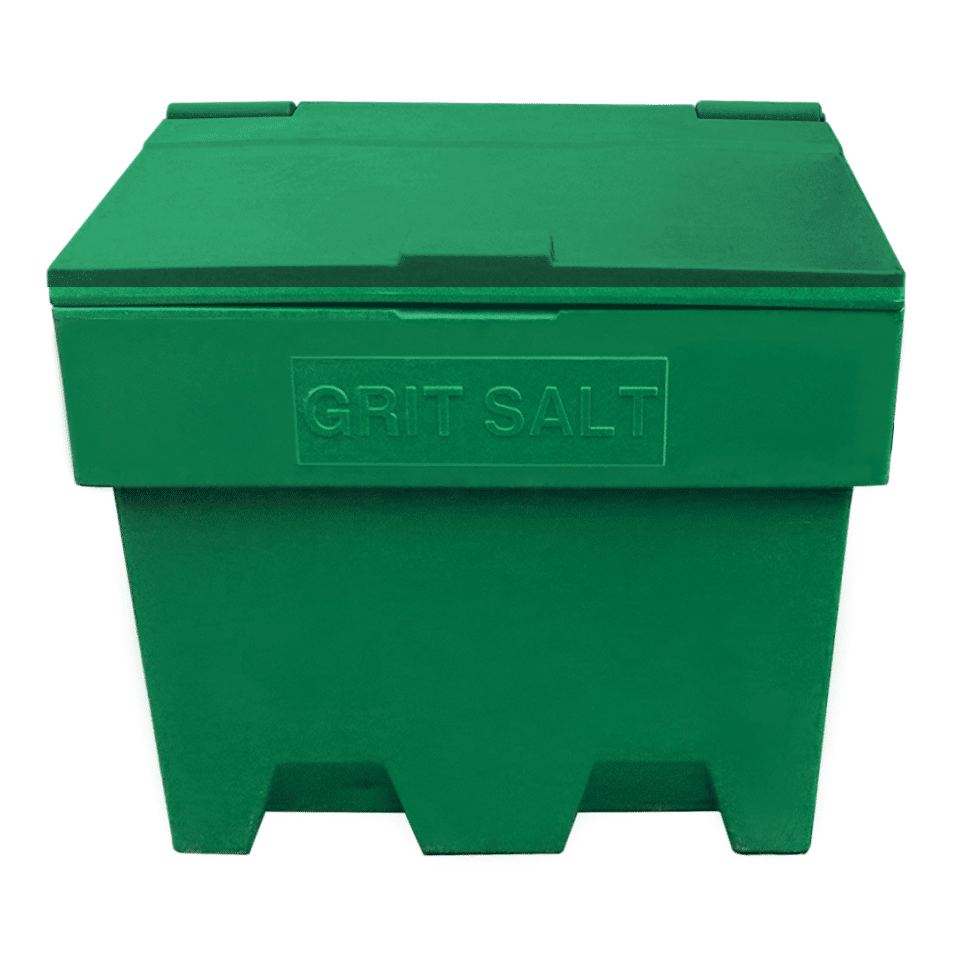 200L green grit bin