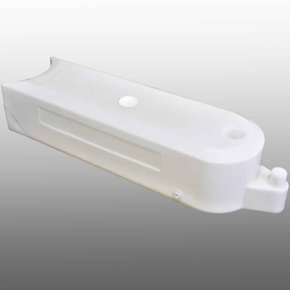 White fence block