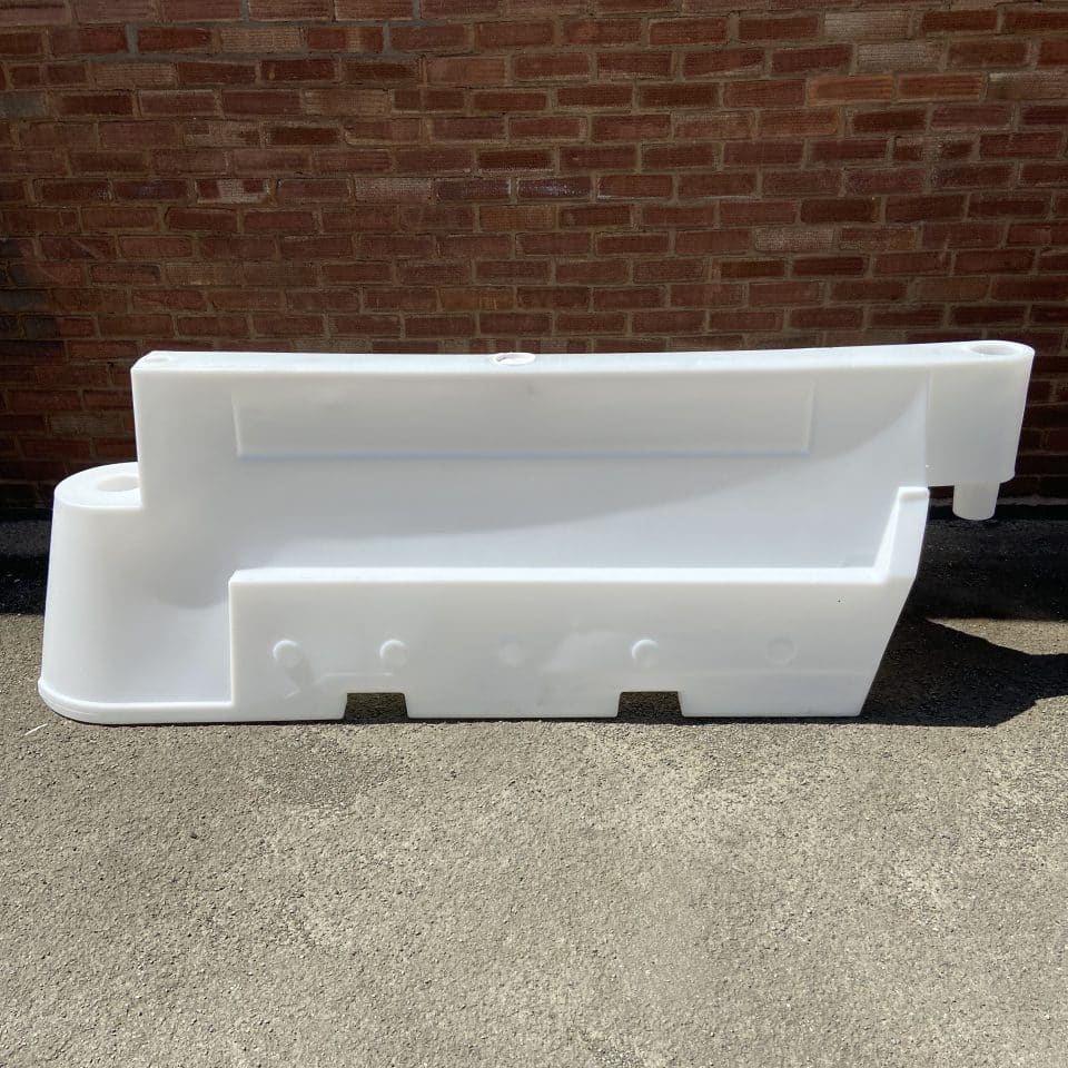 white barrier