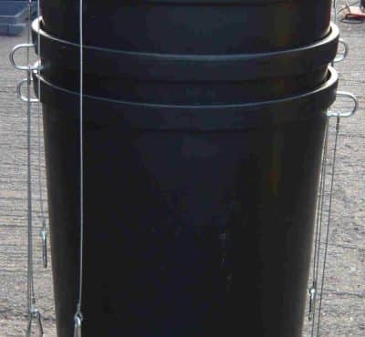 black buckets