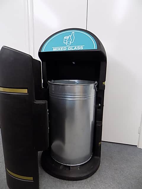 Mixed Glass Eximo 90 / 180 Litre Waste Bin