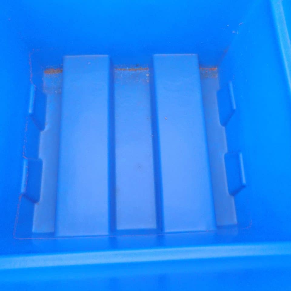 Inside a 550 Litre Pallet Box